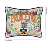 Princeton University Collegiate Embroidered Pillow by CatStudio from Quirks!