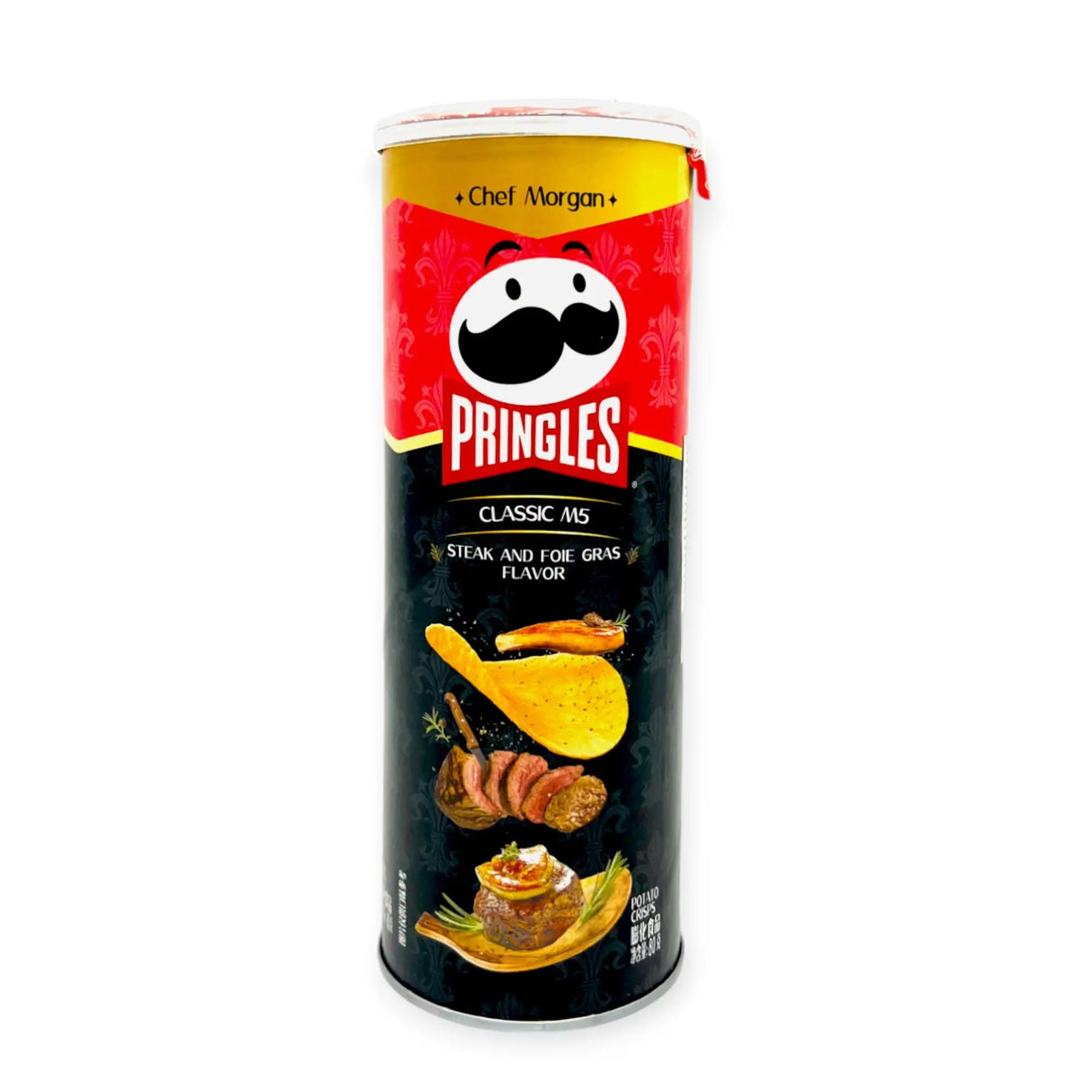 Prinlges Classic M5 Steak & Foie Gras Chips (80g) China (4pk) from PETEZ POP WHOLESALE