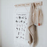 Animal Alphabet Printed Tapestry From Wee Gallery