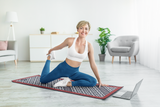 Yoga Mat | 6mm Thick | Blue | Non-Slip | Eco Friendly | Yune Yoga | Reiko from Yune Yoga