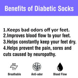 Lot 3 6 12 Pairs Men's Circulatory Diabetic Crew Socks Size 9-11 10-13 13-15 from PremiumBrandGoods