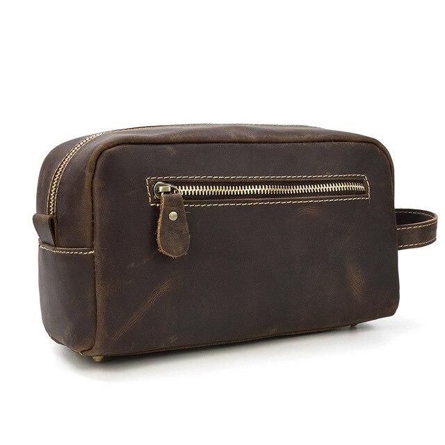 The Wanderer Toiletry Bag | Genuine Leather Toiletry Bag from STEEL HORSE LEATHER