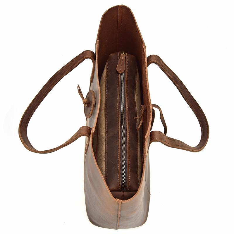 The Taavi Tote | Handcrafted Leather Tote Bag from STEEL HORSE LEATHER