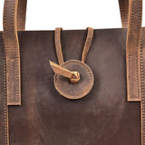 The Taavi Tote | Handcrafted Leather Tote Bag from STEEL HORSE LEATHER