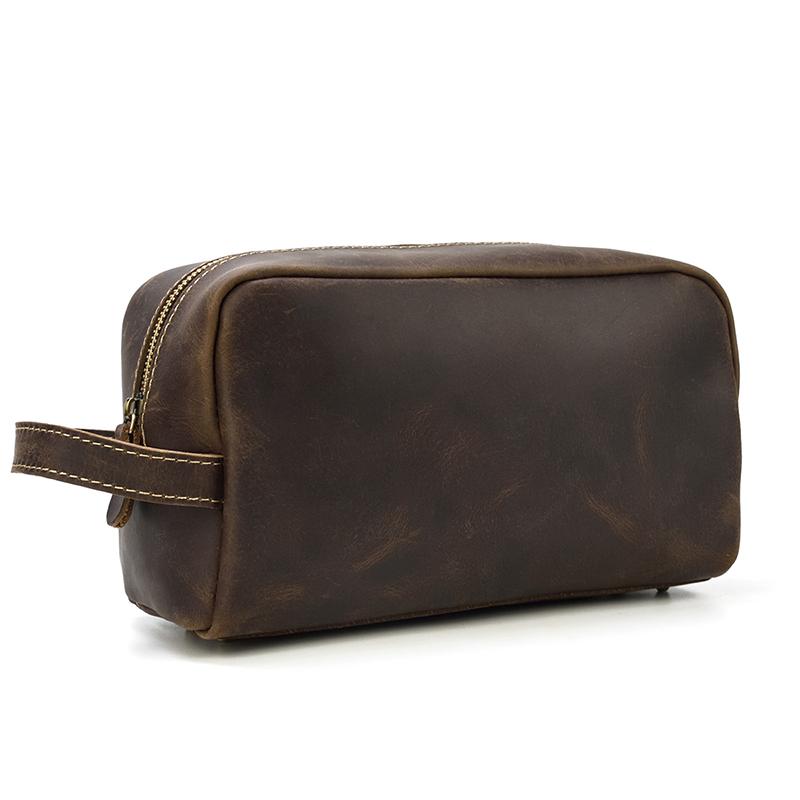 The Wanderer Toiletry Bag | Genuine Leather Toiletry Bag from STEEL HORSE LEATHER