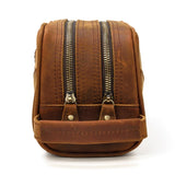 The Nomad Toiletry Bag | Genuine Leather Travel Toiletry Bag from STEEL HORSE LEATHER