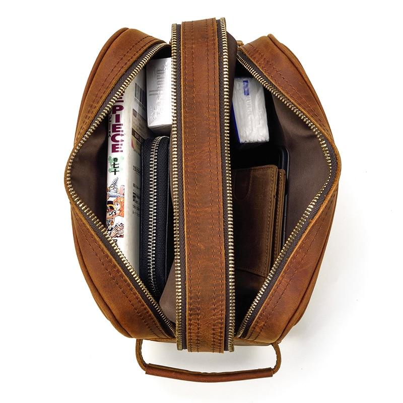 The Nomad Toiletry Bag | Genuine Leather Travel Toiletry Bag from STEEL HORSE LEATHER