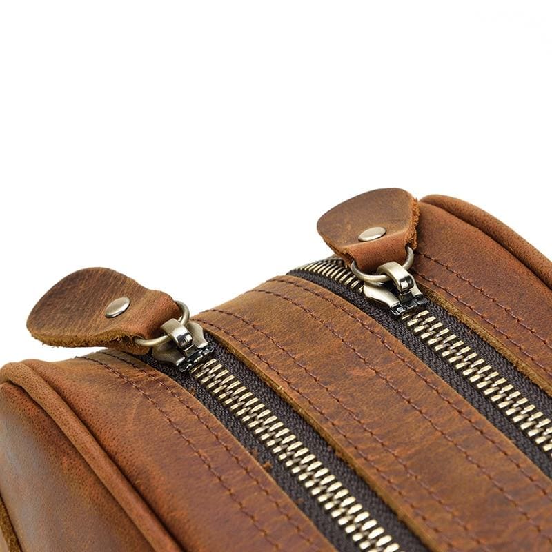 The Nomad Toiletry Bag | Genuine Leather Travel Toiletry Bag from STEEL HORSE LEATHER