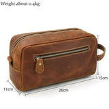 The Wanderer Toiletry Bag | Genuine Leather Toiletry Bag from STEEL HORSE LEATHER