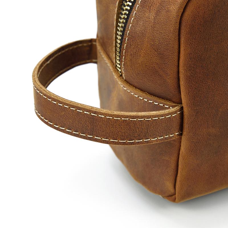 The Wanderer Toiletry Bag | Genuine Leather Toiletry Bag from STEEL HORSE LEATHER