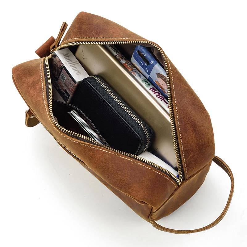 The Wanderer Toiletry Bag | Genuine Leather Toiletry Bag from STEEL HORSE LEATHER