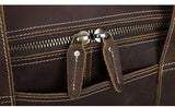 The Wainwright Weekender | Round  Vintage Leather Weekender from STEEL HORSE LEATHER