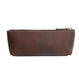 The Pallavi | Handmade Leather Pencil Case - Leather Makeup Bag from STEEL HORSE LEATHER