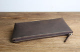 The Pallavi | Handmade Leather Pencil Case - Leather Makeup Bag from STEEL HORSE LEATHER