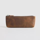 The Pallavi | Handmade Leather Pencil Case - Leather Makeup Bag from STEEL HORSE LEATHER