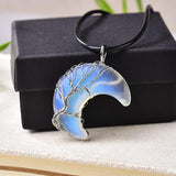 TREE OF LIFE CRESCENT NECKLACE from Ashlen