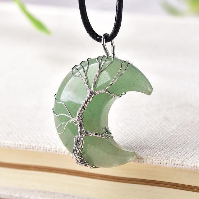 TREE OF LIFE CRESCENT NECKLACE from Ashlen
