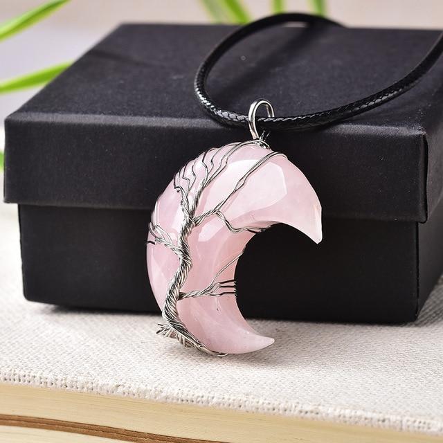 TREE OF LIFE CRESCENT NECKLACE from Ashlen