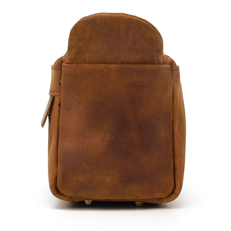 Dado Leather Dopp Kit | Handmade Leather Toiletry Bag from STEEL HORSE LEATHER