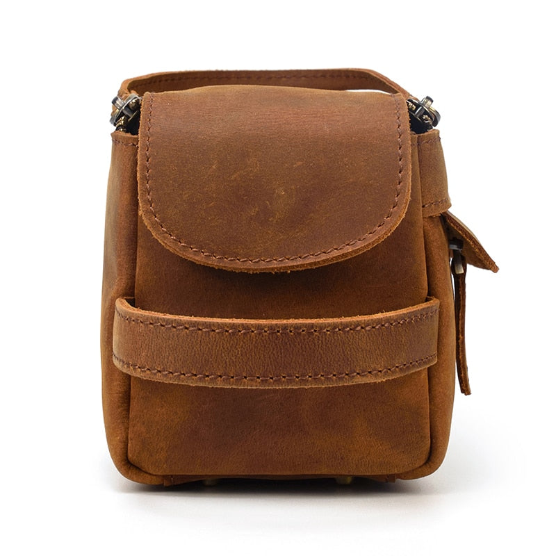 Dado Leather Dopp Kit | Handmade Leather Toiletry Bag from STEEL HORSE LEATHER
