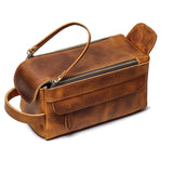 Dado Leather Dopp Kit | Handmade Leather Toiletry Bag from STEEL HORSE LEATHER
