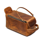 Dado Leather Dopp Kit | Handmade Leather Toiletry Bag from STEEL HORSE LEATHER