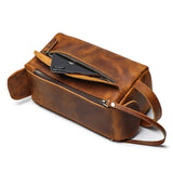 Dado Leather Dopp Kit | Handmade Leather Toiletry Bag from STEEL HORSE LEATHER