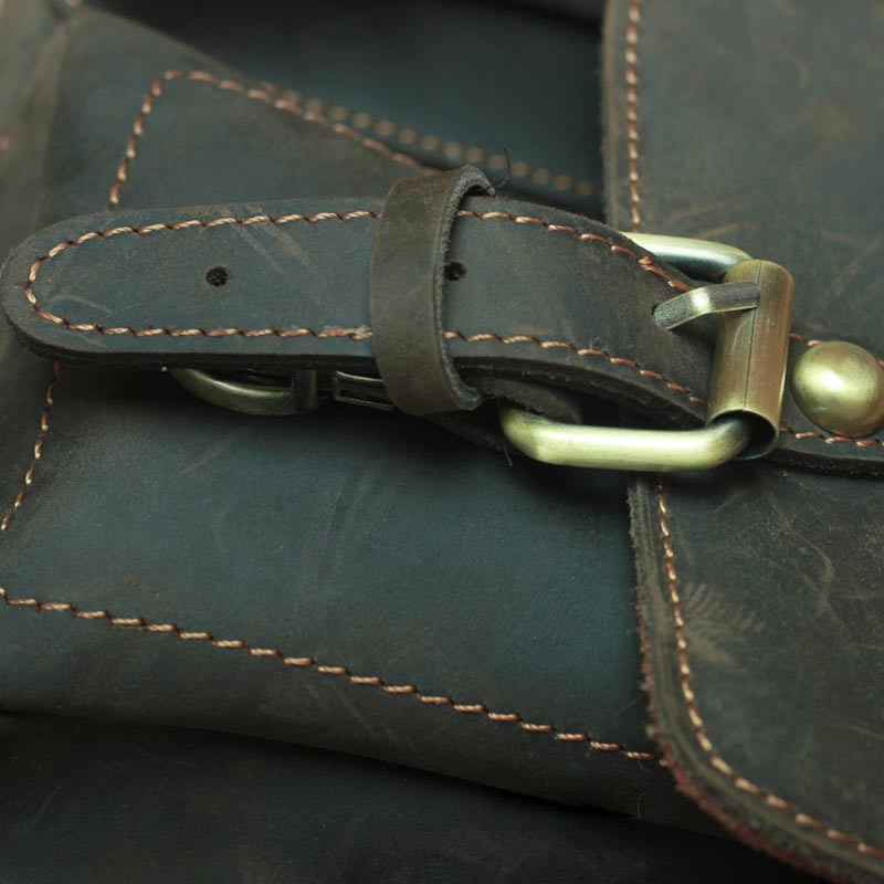 The Faust Leather Camera Bag | Crossbody Vintage Camera Messenger Bag from STEEL HORSE LEATHER