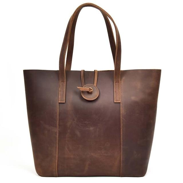 The Taavi Tote | Handcrafted Leather Tote Bag from STEEL HORSE LEATHER