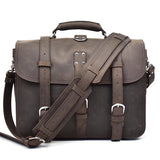 The Gustav Messenger Bag | Large Capacity Vintage Leather Messenger Bag from STEEL HORSE LEATHER