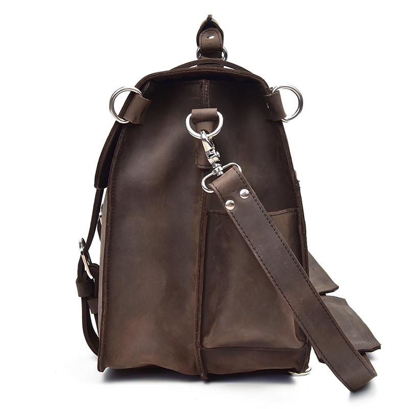 The Gustav Messenger Bag | Large Capacity Vintage Leather Messenger Bag from STEEL HORSE LEATHER