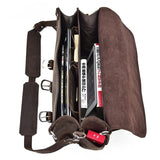 The Gustav Messenger Bag | Large Capacity Vintage Leather Messenger Bag from STEEL HORSE LEATHER