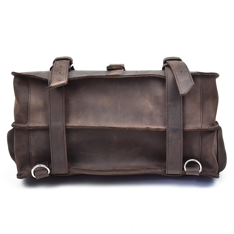 The Gustav Messenger Bag | Large Capacity Vintage Leather Messenger Bag from STEEL HORSE LEATHER