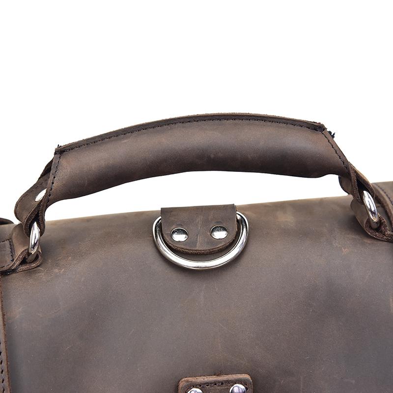 The Gustav Messenger Bag | Large Capacity Vintage Leather Messenger Bag from STEEL HORSE LEATHER