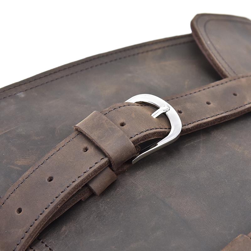 The Gustav Messenger Bag | Large Capacity Vintage Leather Messenger Bag from STEEL HORSE LEATHER