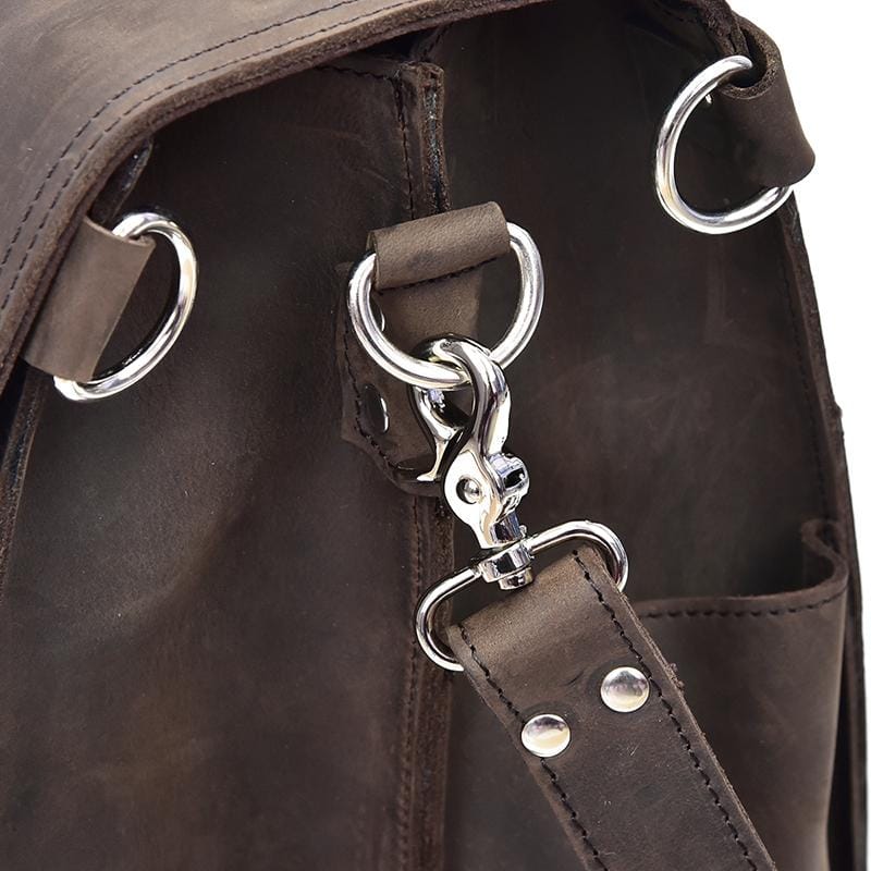The Gustav Messenger Bag | Large Capacity Vintage Leather Messenger Bag from STEEL HORSE LEATHER