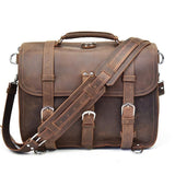 The Gustav Messenger Bag | Large Capacity Vintage Leather Messenger Bag from STEEL HORSE LEATHER