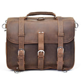 The Gustav Messenger Bag | Large Capacity Vintage Leather Messenger Bag from STEEL HORSE LEATHER