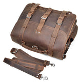 The Gustav Messenger Bag | Large Capacity Vintage Leather Messenger Bag from STEEL HORSE LEATHER