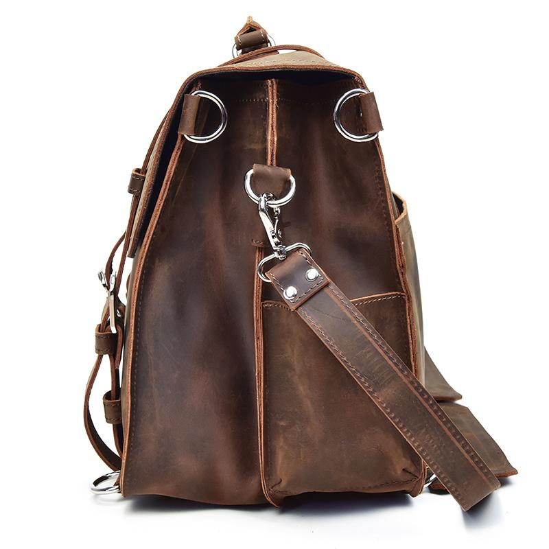 The Gustav Messenger Bag | Large Capacity Vintage Leather Messenger Bag from STEEL HORSE LEATHER