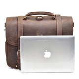 The Gustav Messenger Bag | Large Capacity Vintage Leather Messenger Bag from STEEL HORSE LEATHER
