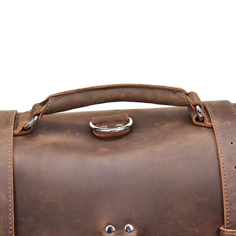 The Gustav Messenger Bag | Large Capacity Vintage Leather Messenger Bag from STEEL HORSE LEATHER