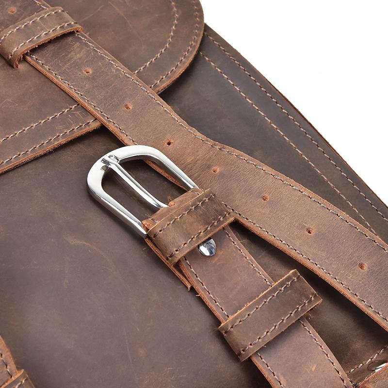 The Gustav Messenger Bag | Large Capacity Vintage Leather Messenger Bag from STEEL HORSE LEATHER