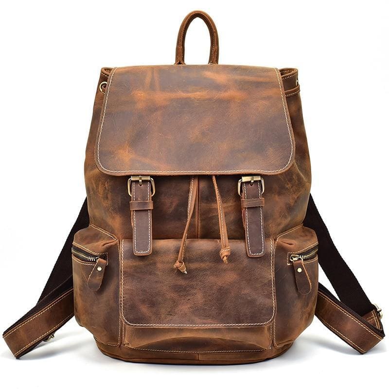The Hagen Backpack | Vintage Leather Backpack from STEEL HORSE LEATHER