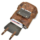 The Hagen Backpack | Vintage Leather Backpack from STEEL HORSE LEATHER