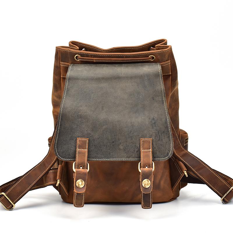 The Hagen Backpack | Vintage Leather Backpack from STEEL HORSE LEATHER