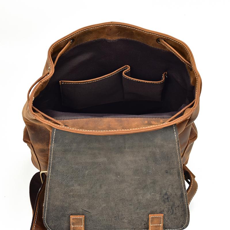 The Hagen Backpack | Vintage Leather Backpack from STEEL HORSE LEATHER