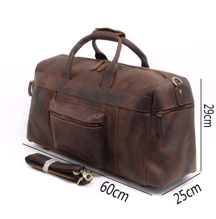 The Asta Weekender | Handcrafted Leather Duffle Bag from STEEL HORSE LEATHER