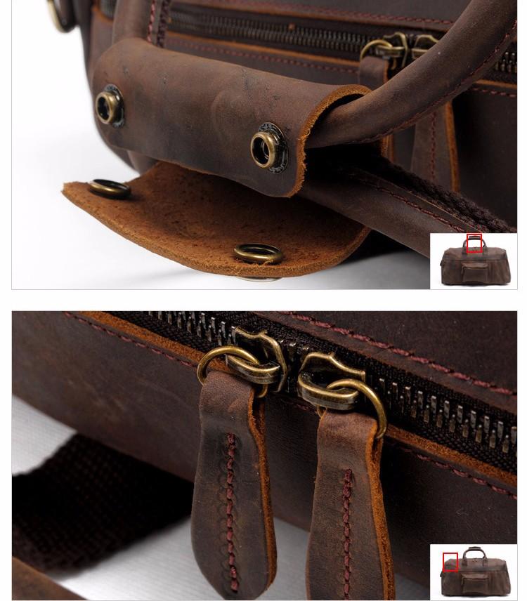 The Asta Weekender | Handcrafted Leather Duffle Bag from STEEL HORSE LEATHER
