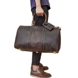 The Bjarke Weekender | Handcrafted Leather Duffle Bag from STEEL HORSE LEATHER